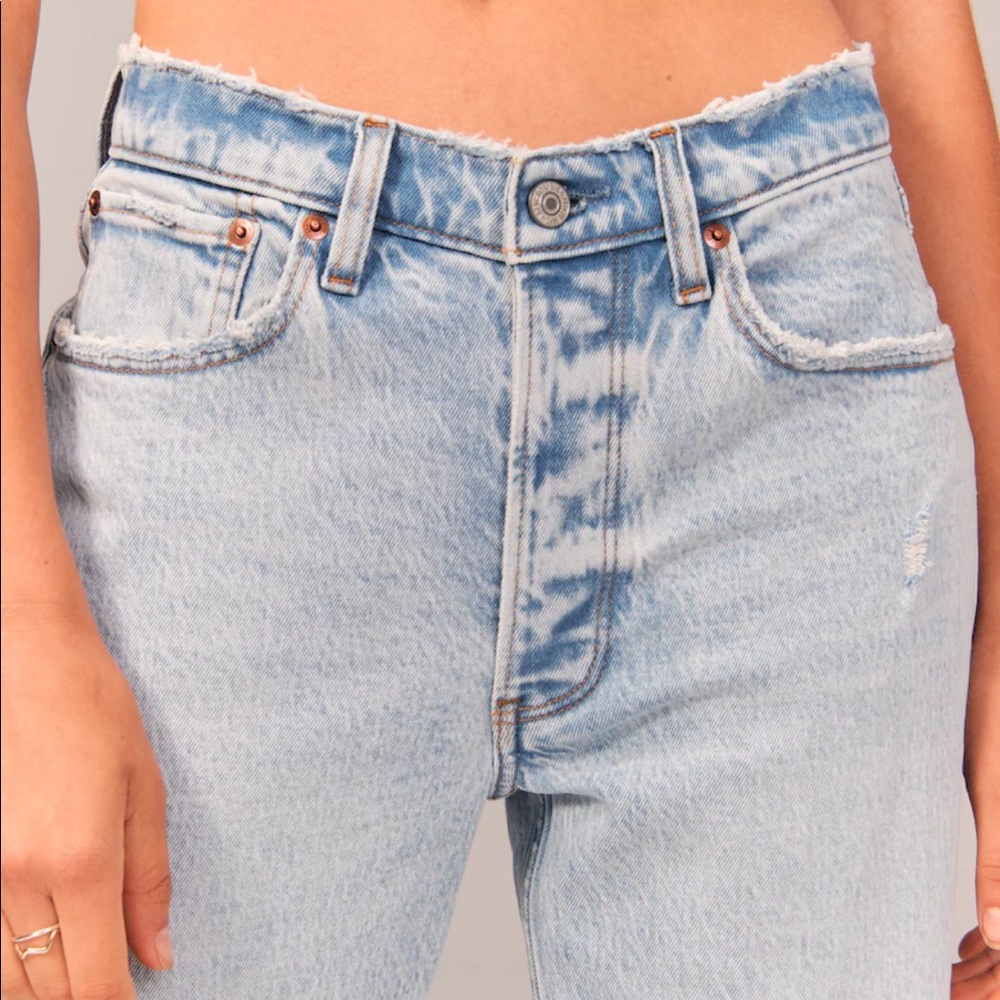 ‼️SOLD‼️ Abercrombie & Fitch 90s Low Rise Baggy Jeans - Picture 7 of 8